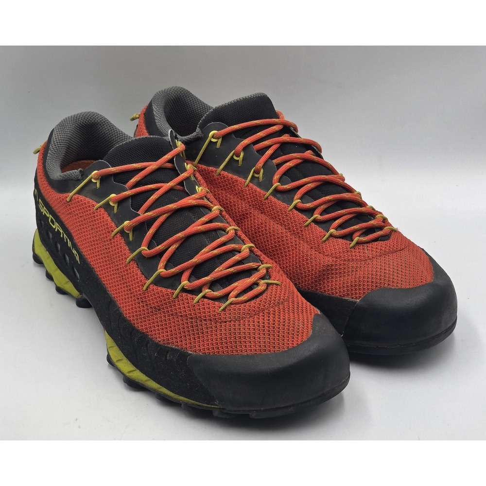 La Sportiva TX3 Approach Hiking Trail Running Shoes Black Orange Mens Size 11.5